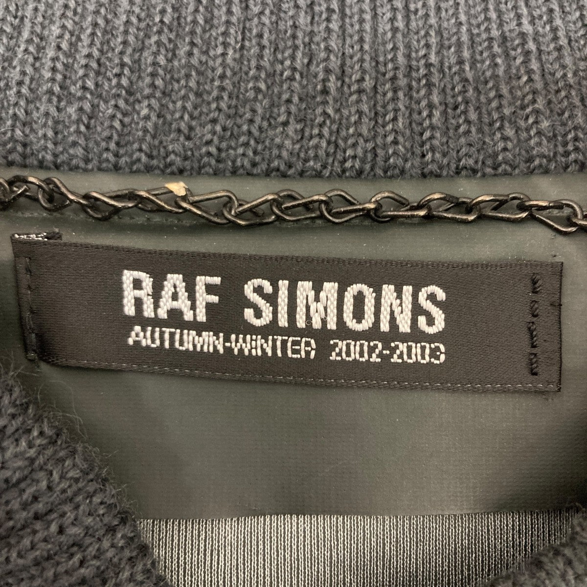 超レア‼️RAF SIMONS パンチングコート USED】RAF SIMONS 2001-2002AW 