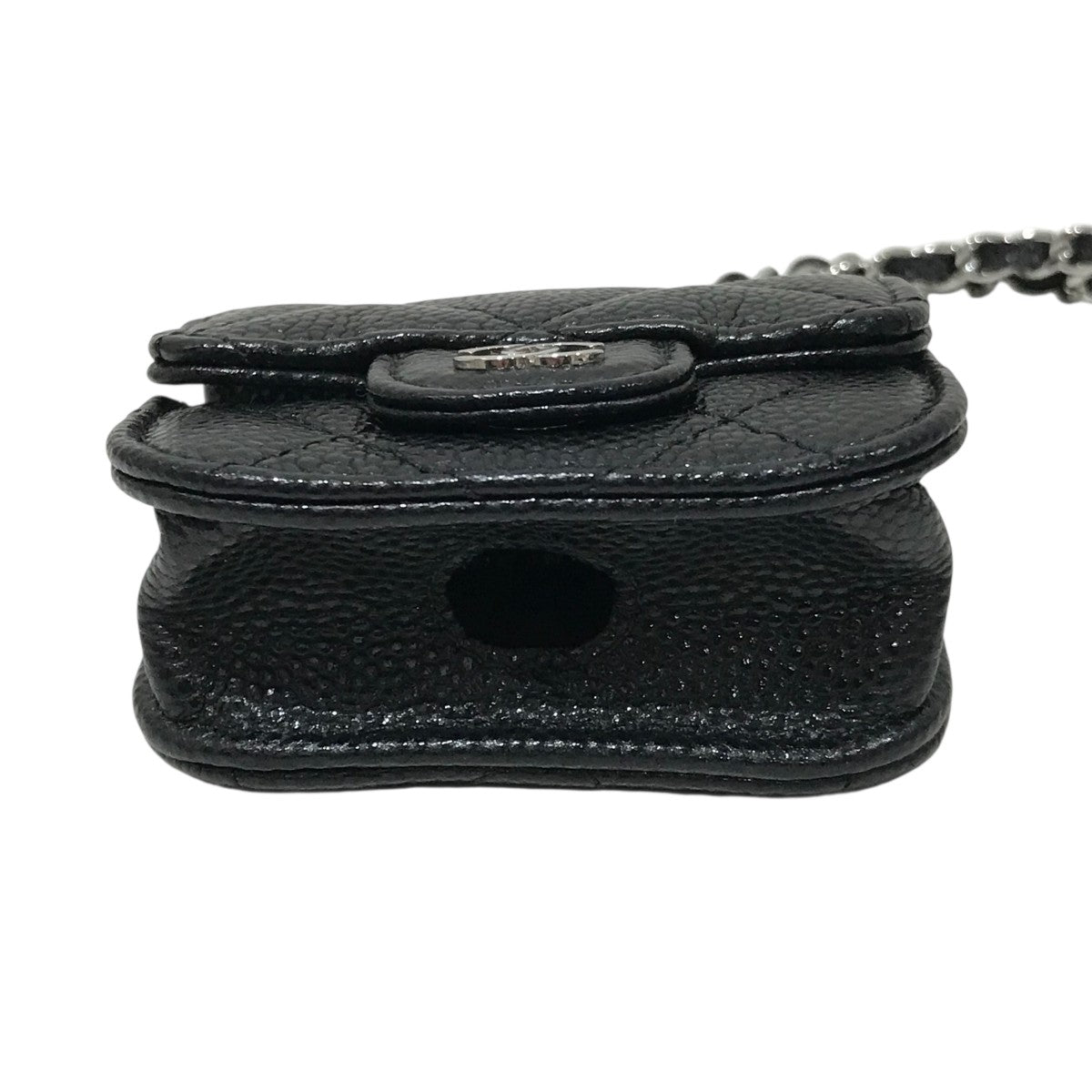 CHANEL(シャネル) チェーンショルダーAirPodsケース - ブラック