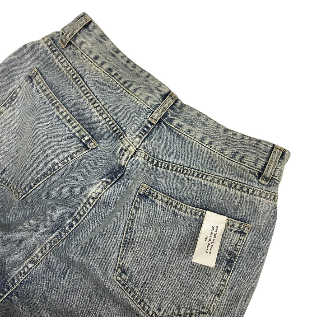 rokh ダメージデニムパンツ 古着・中古-4枚目のアイテム画像