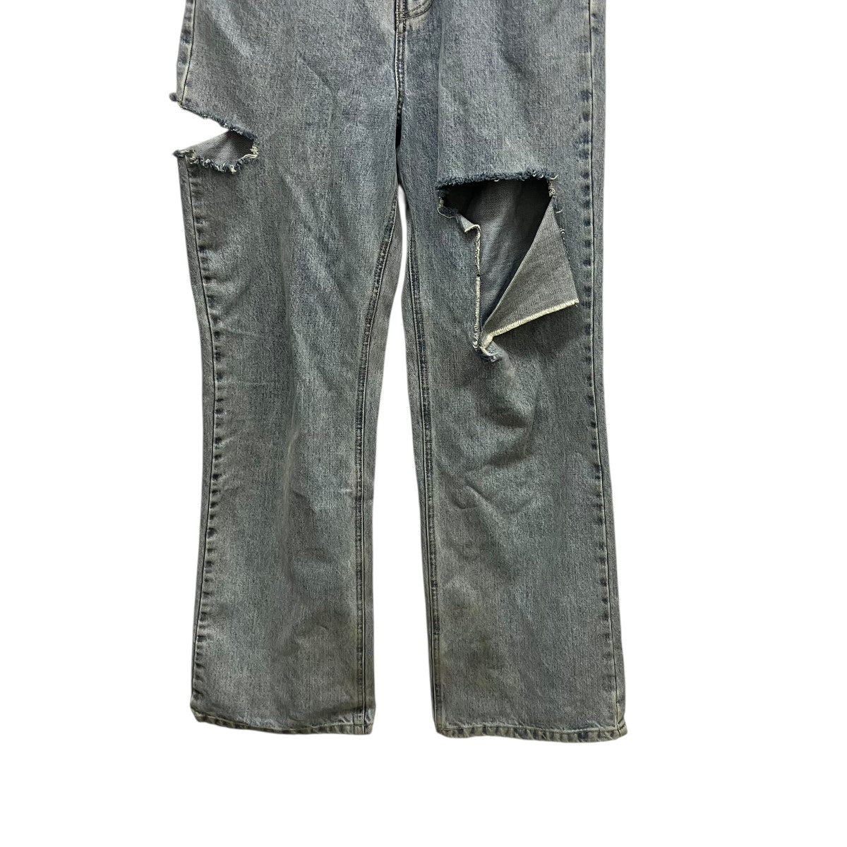 rokh ダメージデニムパンツ 古着・中古-5枚目のアイテム画像