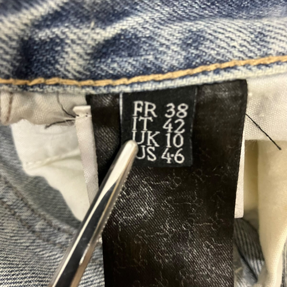 rokh ダメージデニムパンツ 古着・中古-6枚目のアイテム画像