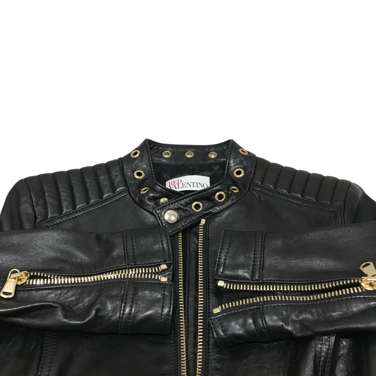RED VALENTINO レザージャケット サイズ38 RED VALENTINO（ライダースジャケット）のフリマアイテム一覧