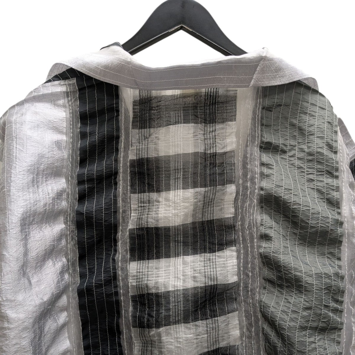 ISSEY MIYAKE(イッセイミヤケ) 930-3 切替クロップドシアー
