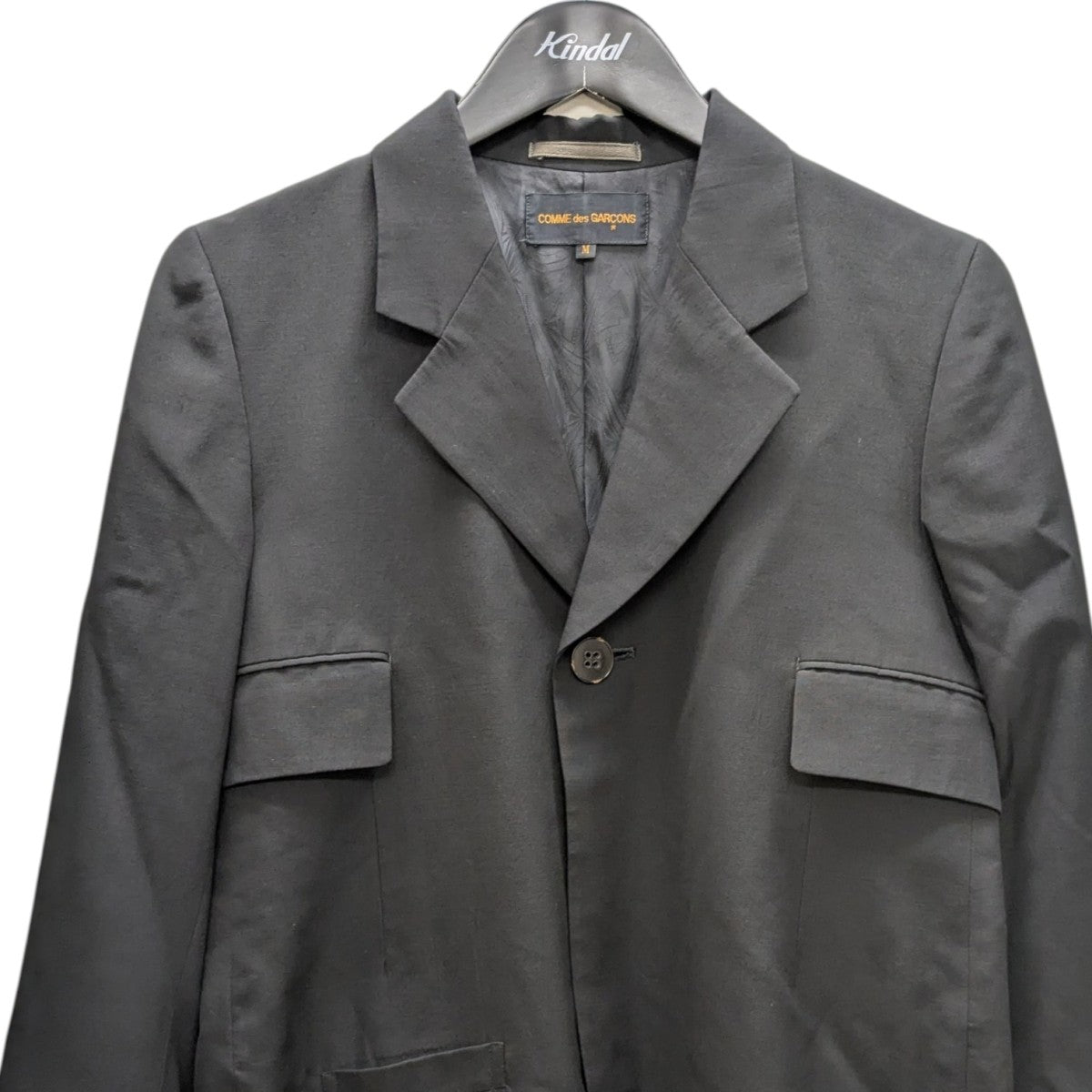 コムデギャルソン　コットン100% カモフラ　コート BLACK COMME des GARCONS ブラック コムデギャルソン 20AW
