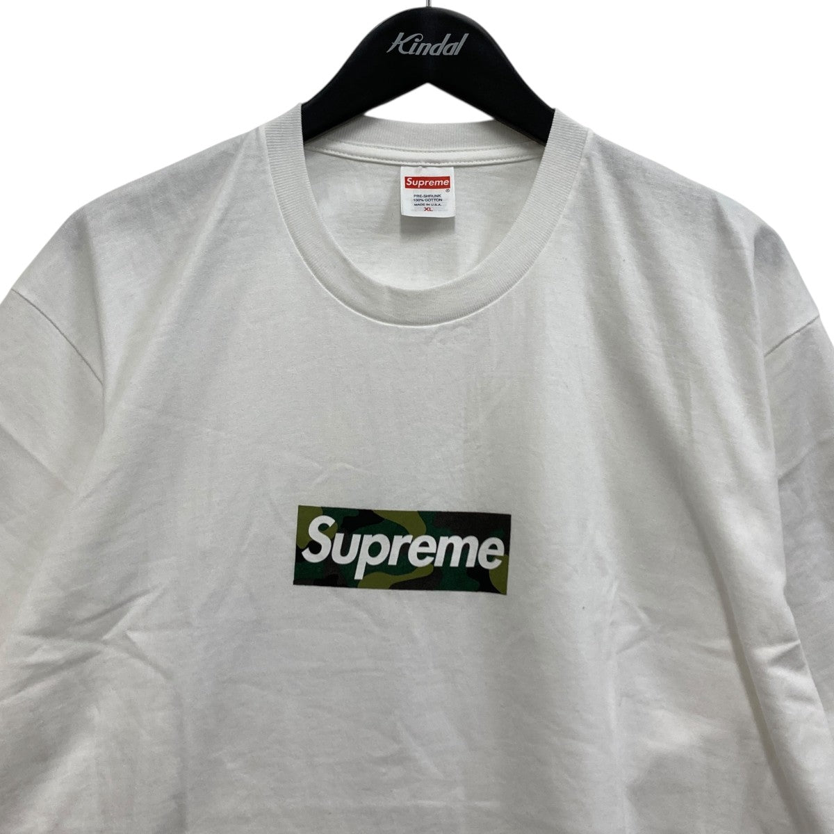 シュプリーム　BOXロゴ ロンT Lサイズ supreme ホワイト tシャツ Supreme シュプリーム SUPREME 11AW Union Jack Box Logo Tee