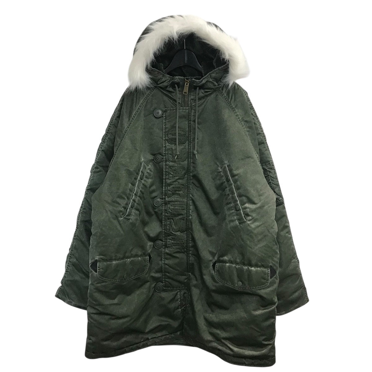Supreme 24FW「Washed Flight Satin N-3B Parka」N-3BタイプコートSUP FW24 WEEK6 012 古着・中古-1枚目のアイテム画像