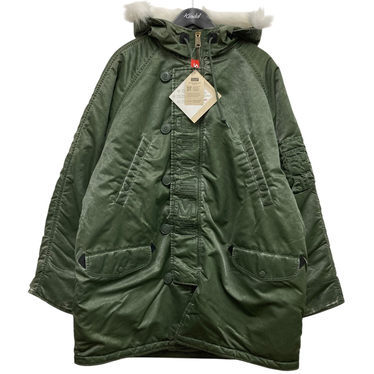 Supreme Washed Flight Satin N-3B ParkaN-3Bタイプコート 古着・中古-1枚目のアイテム画像