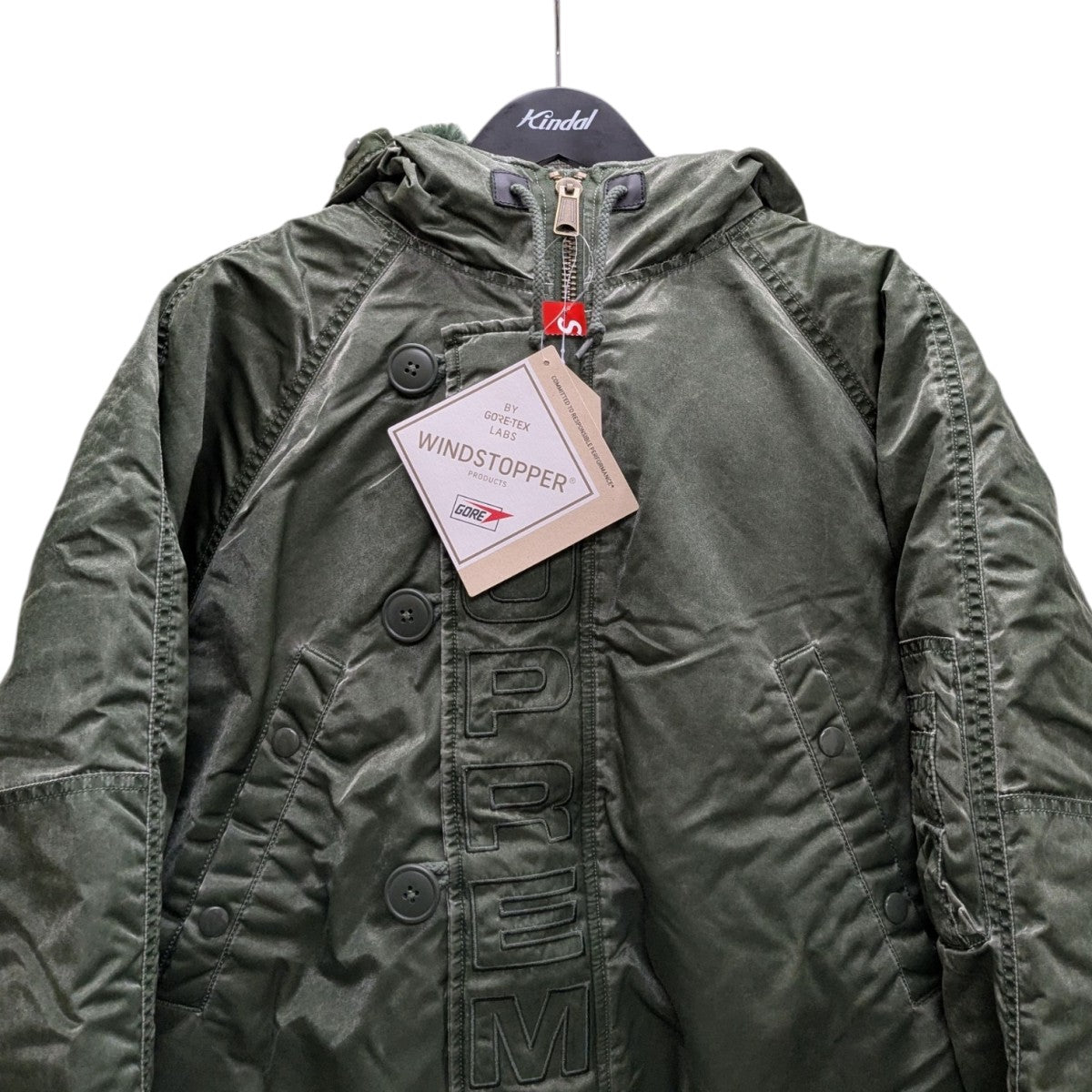 コートWashed Flight Satin N-3B