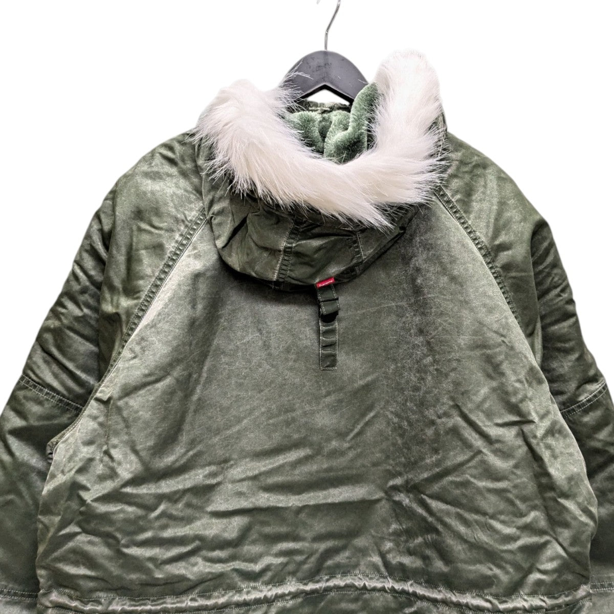 コートWashed Flight Satin N-3B