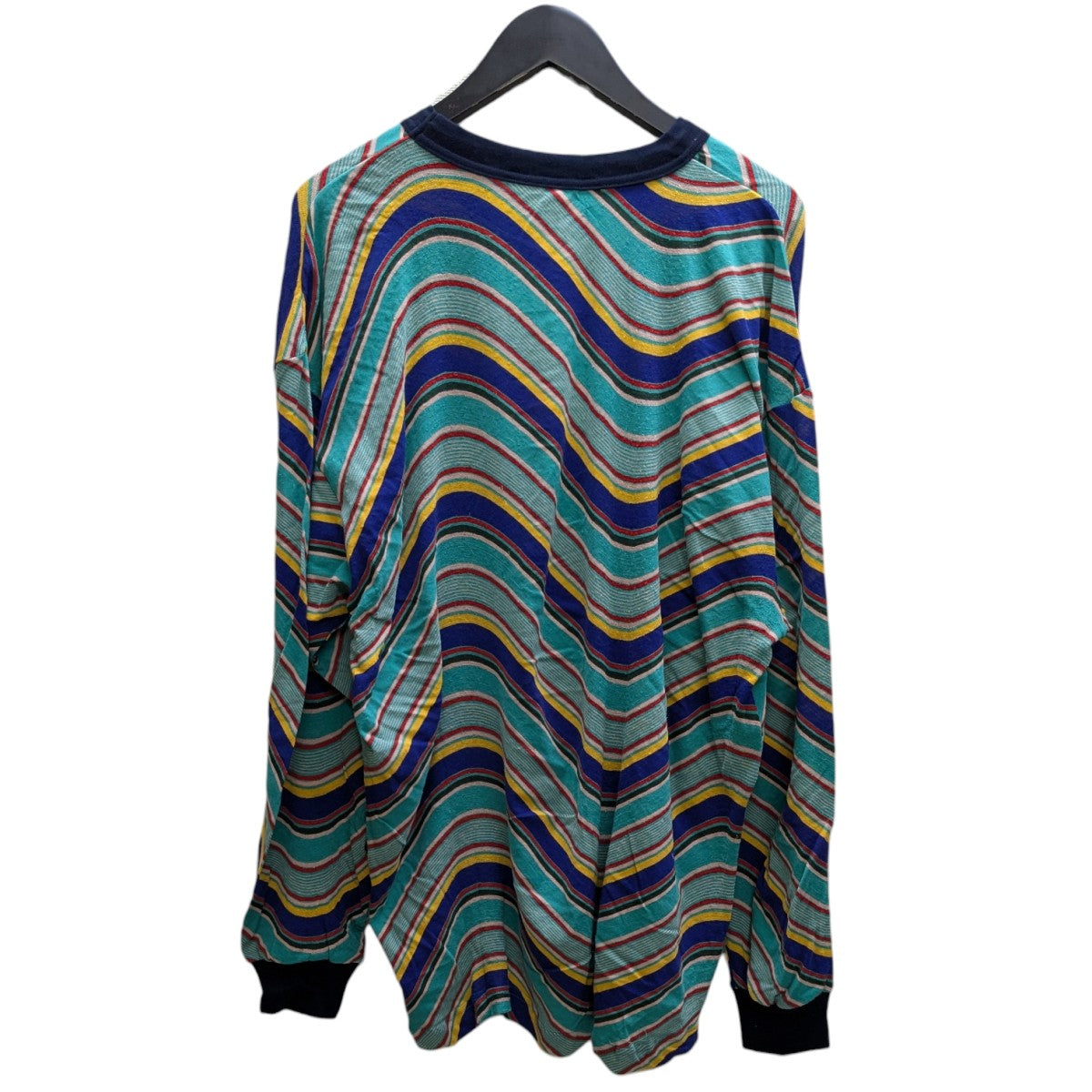 SASQUATCHfabrix． 25SS L S T-SHIRT PSYCHEDELIC BORDER サイケデリックボーダーカットソー 古着・中古-3枚目のアイテム画像
