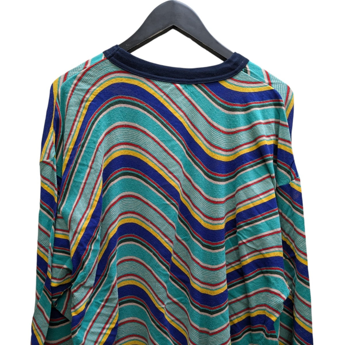 SASQUATCHfabrix． 25SS L S T-SHIRT PSYCHEDELIC BORDER サイケデリックボーダーカットソー 古着・中古-4枚目のアイテム画像