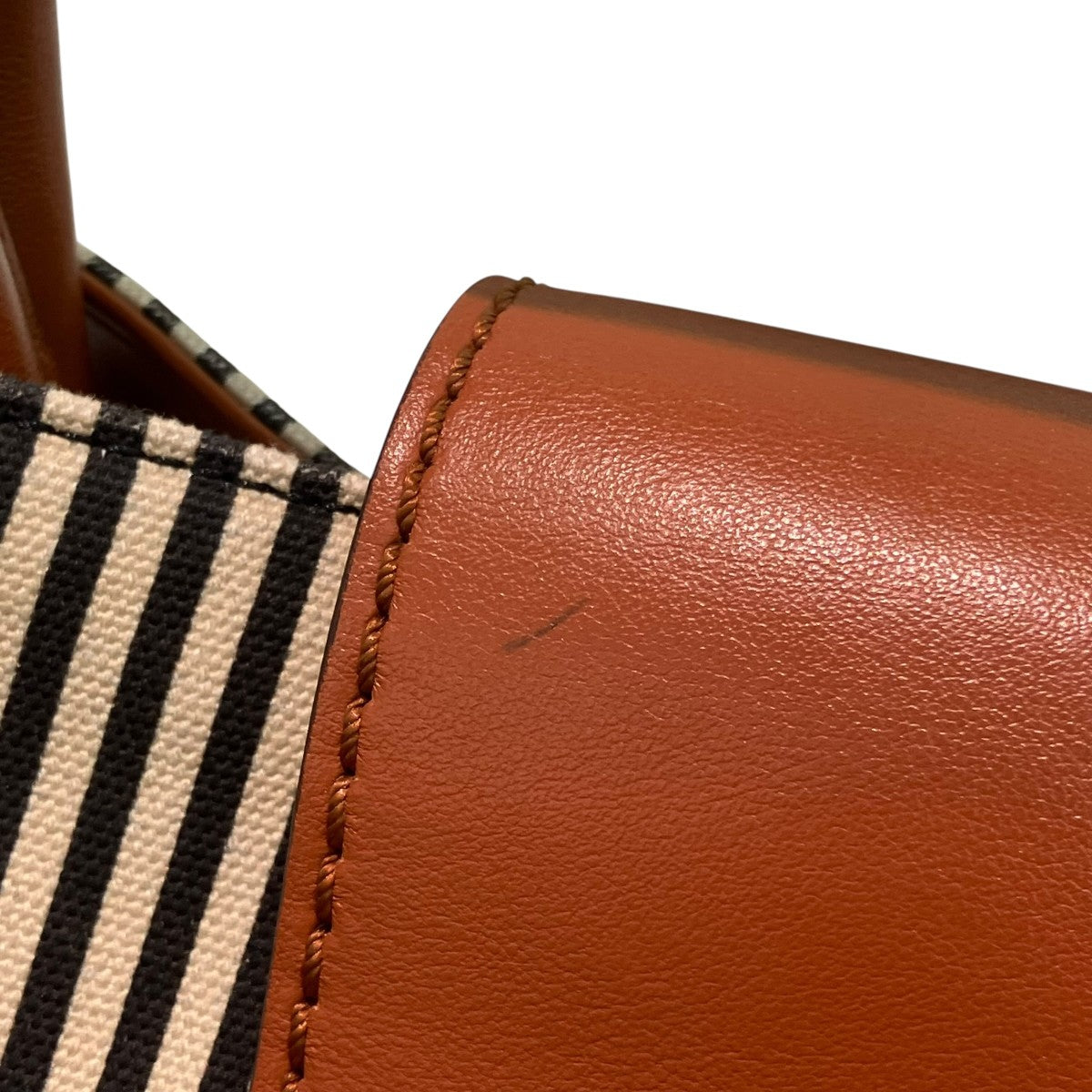 TOD’S ダブルT ショッピングトートストリプ2WAYバッグｼｮｯﾋﾟﾝｸﾞﾄｰﾄ 古着・中古-6枚目のアイテム画像