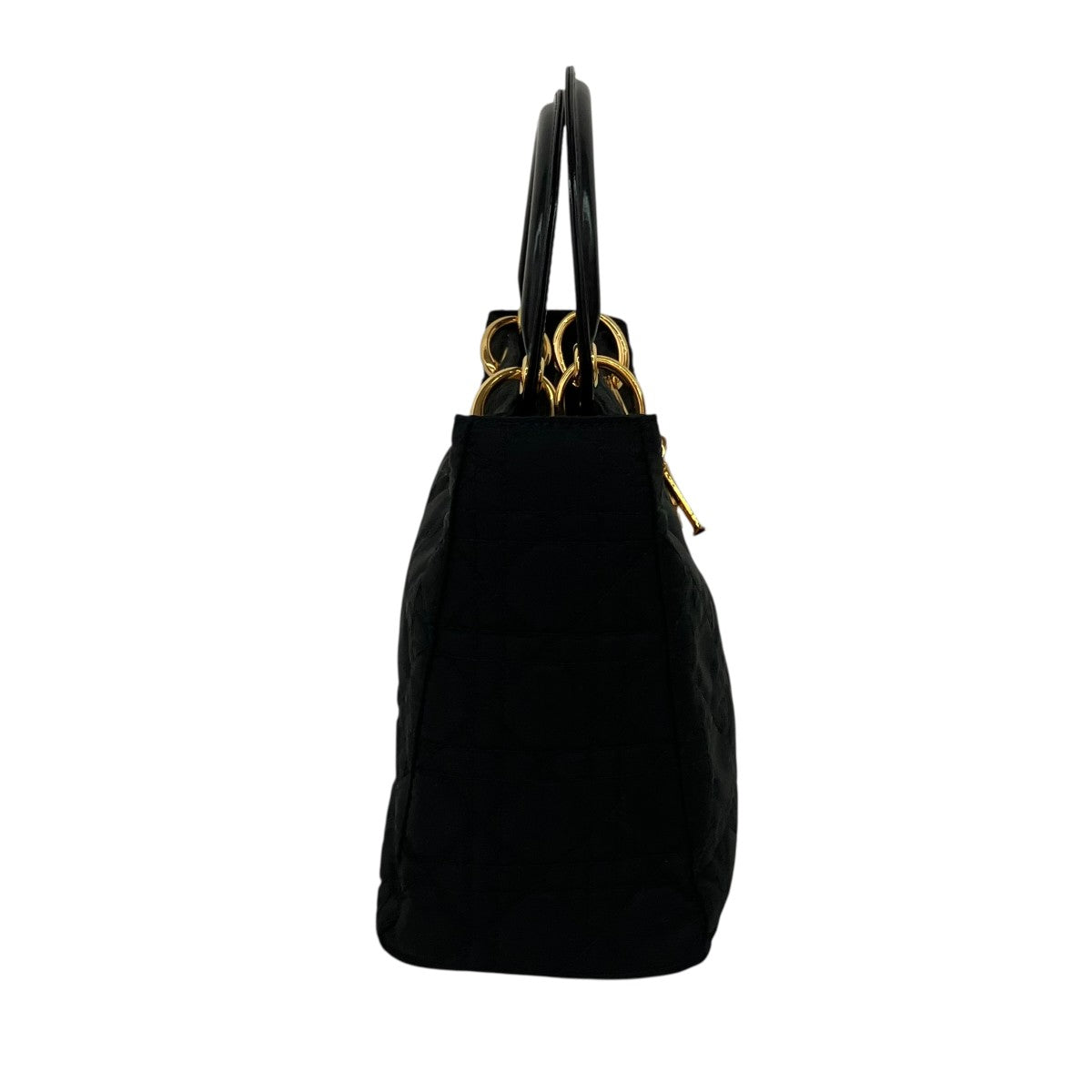 ディオール カナージュ ハンドバッグ 黒 Christian Dior(クリスチャンディオール) レディディオール カナージュ