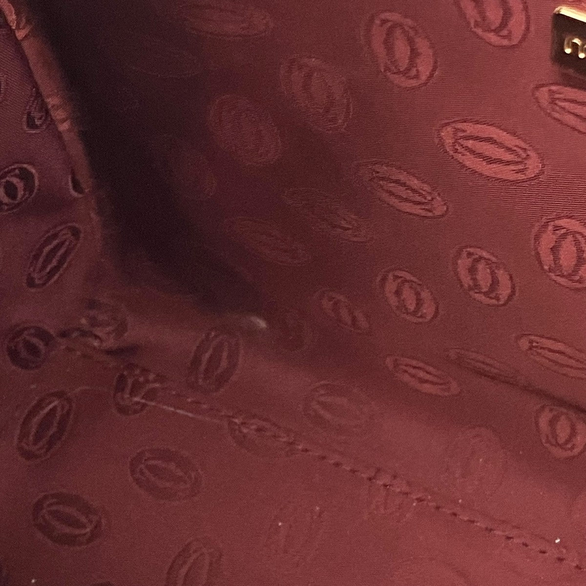 Cartier マストラインハンドバッグ 古着・中古-10枚目のアイテム画像