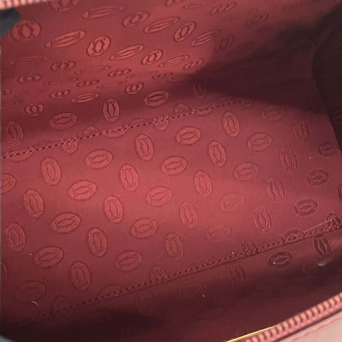 Cartier マストラインハンドバッグ 古着・中古-9枚目のアイテム画像