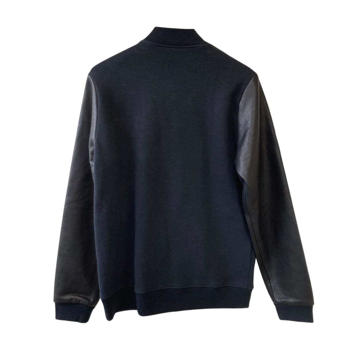 Letterman レターマンレザースリーブブルゾン