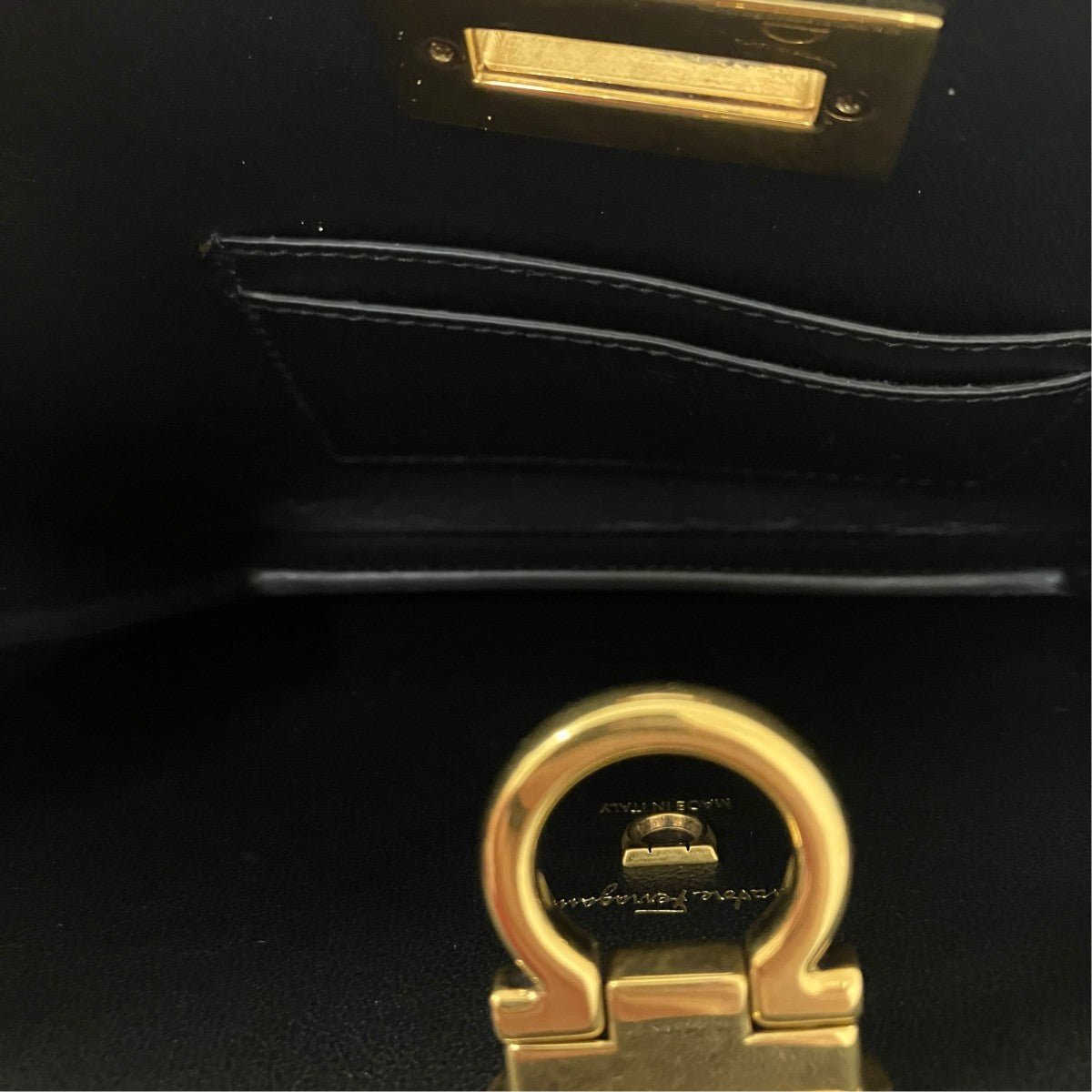 Salvatore Ferragamo トリフォリオチェーンショルダーバッグ21L013 古着・中古-4枚目のアイテム画像