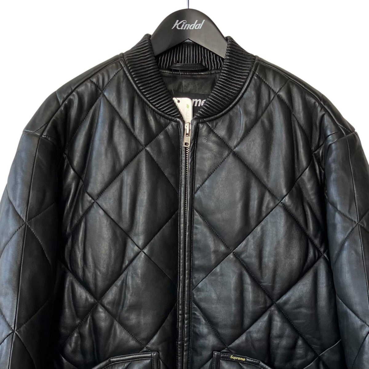 Supreme Qulted Leather Work Jacketレザージャケット 古着・中古-2枚目のアイテム画像