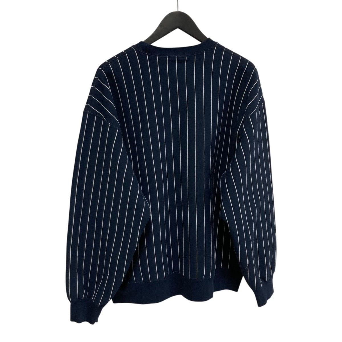 Supreme Pinstripe Crewneckストライプクルーネックスウェット 古着・中古-2枚目のアイテム画像