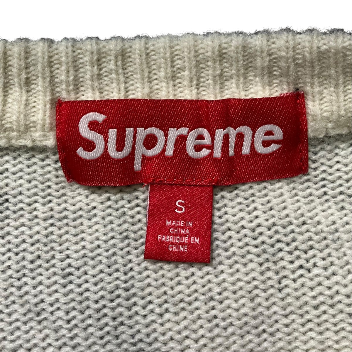 Supreme Blurred Logo Sweaterクルーネックニット 古着・中古-5枚目のアイテム画像