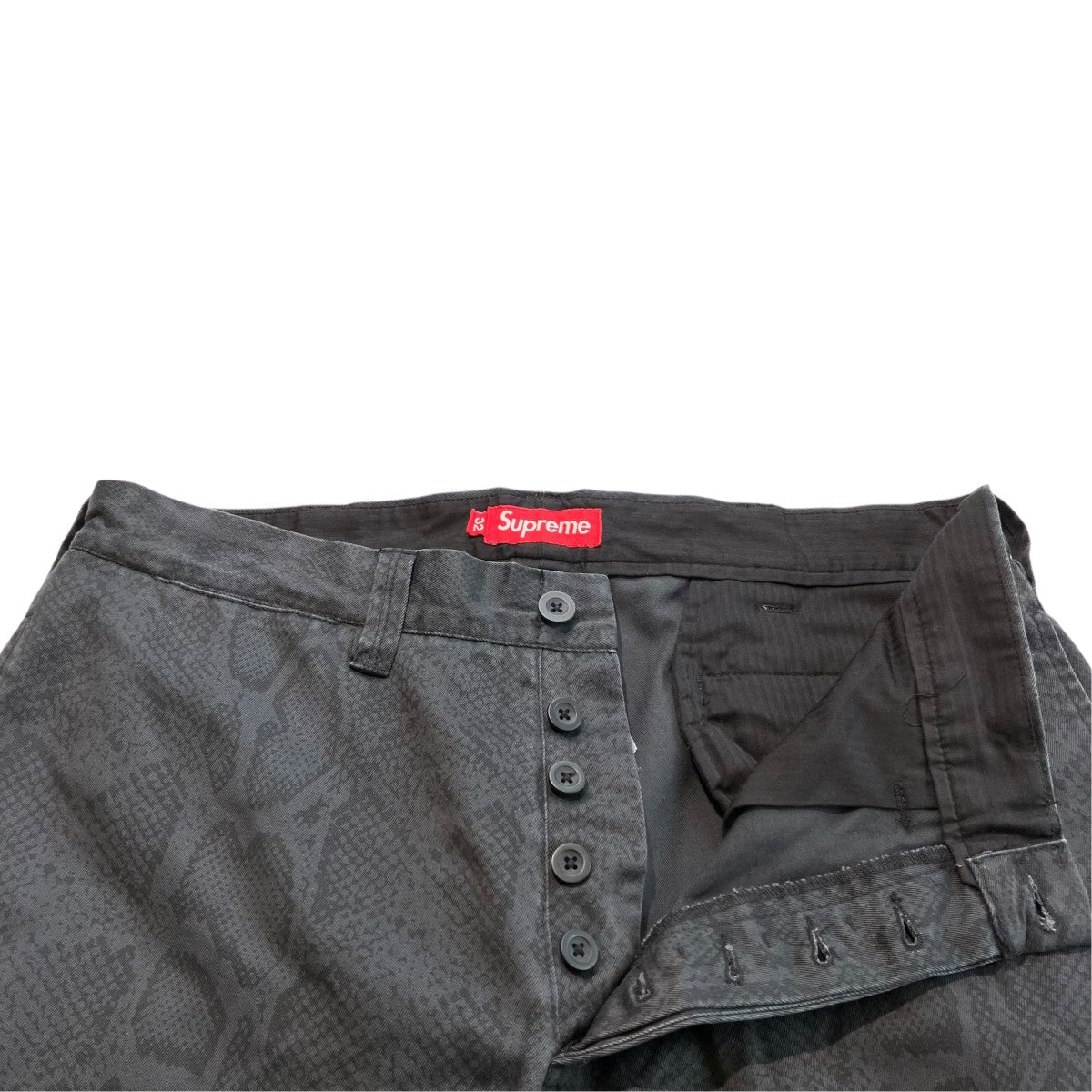 Supreme Snake Printチノパン 古着・中古-3枚目のアイテム画像