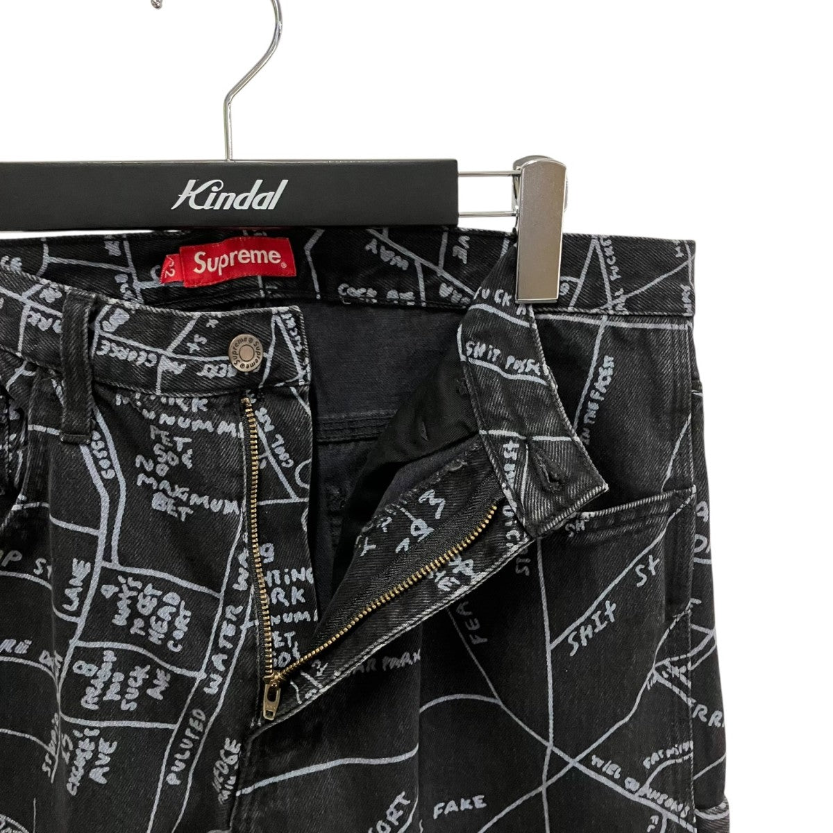 Supreme Gonz Map Denim Painter Pantデニムパンツ 古着・中古-3枚目のアイテム画像