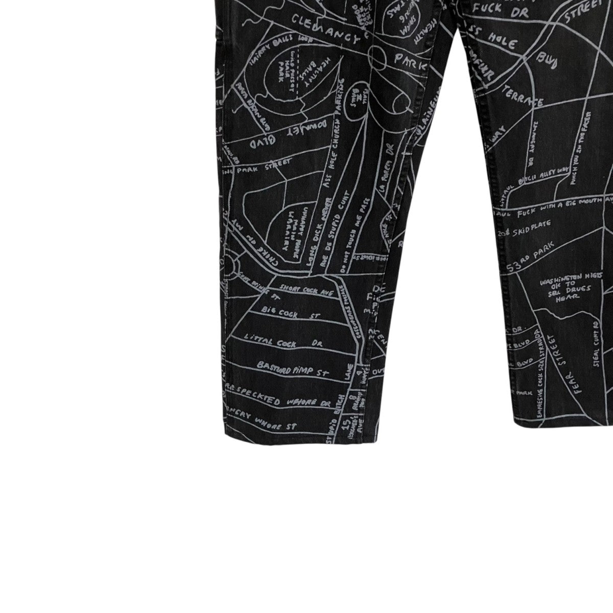 Supreme Gonz Map Denim Painter Pantデニムパンツ 古着・中古-4枚目のアイテム画像