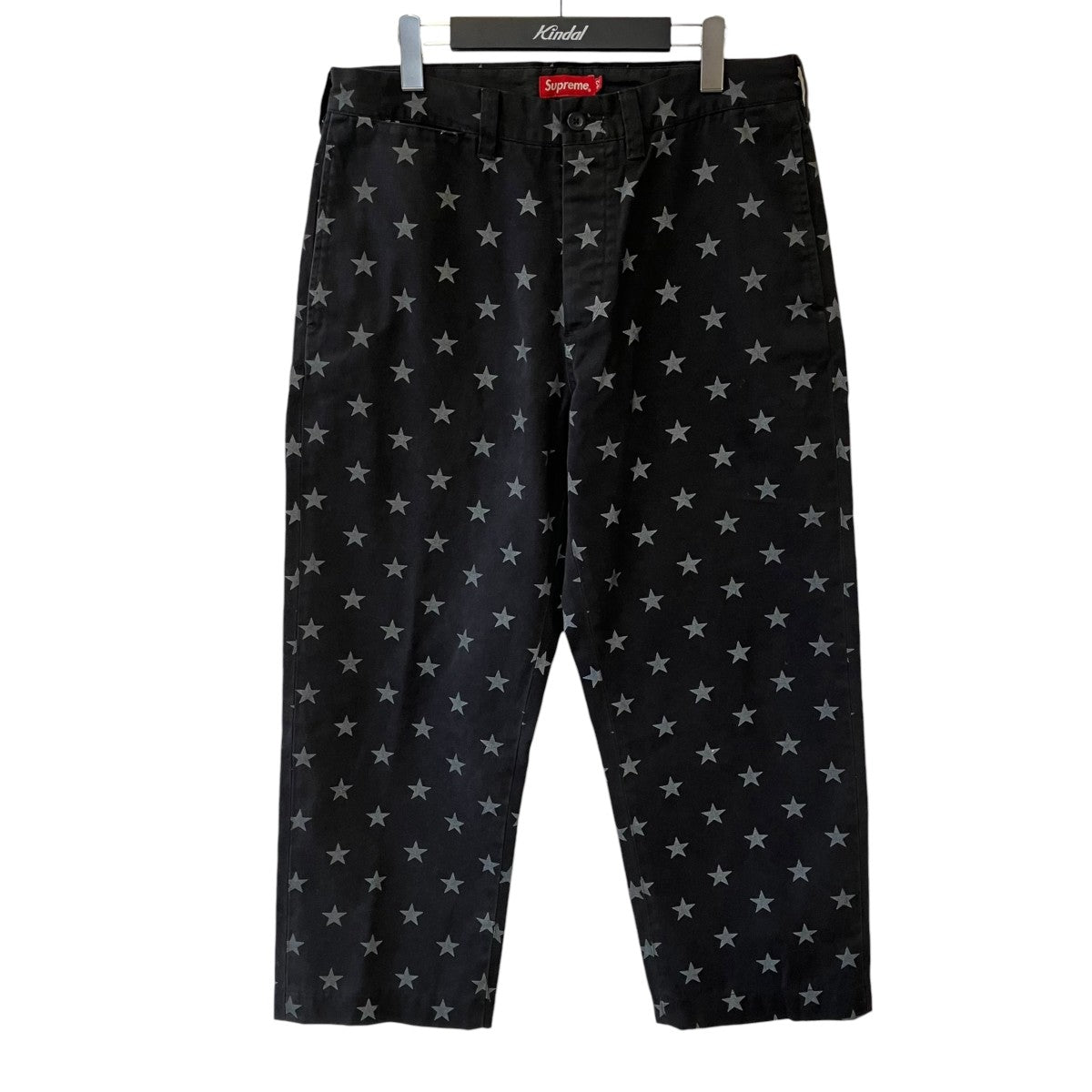 Supreme Chino Pant Black Starsチノパン 古着・中古-1枚目のアイテム画像