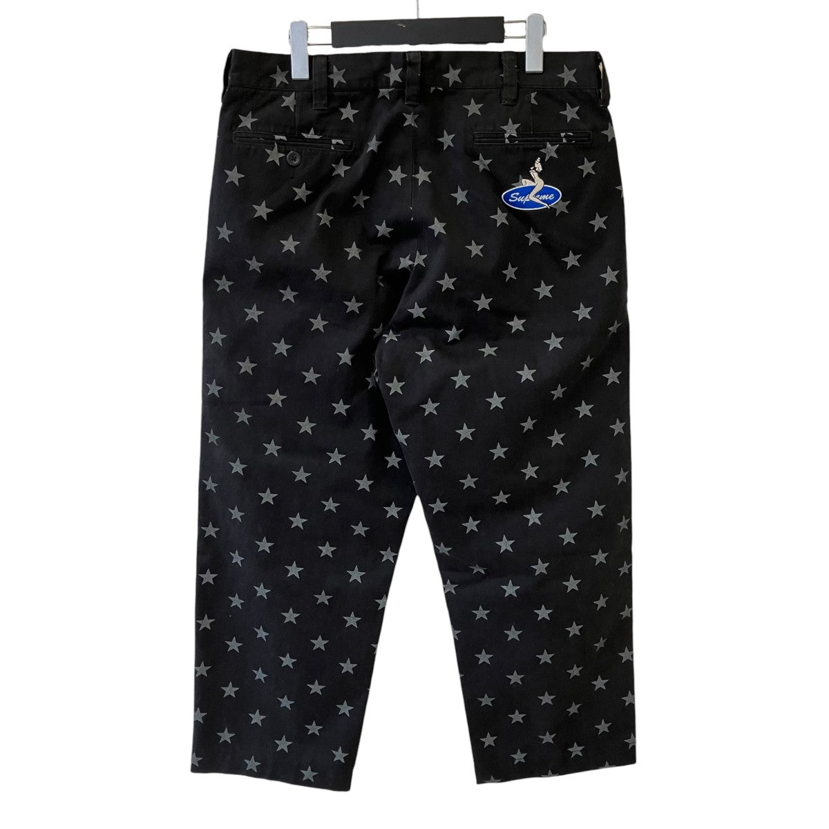 Supreme Chino Pant Black Starsチノパン 古着・中古-2枚目のアイテム画像