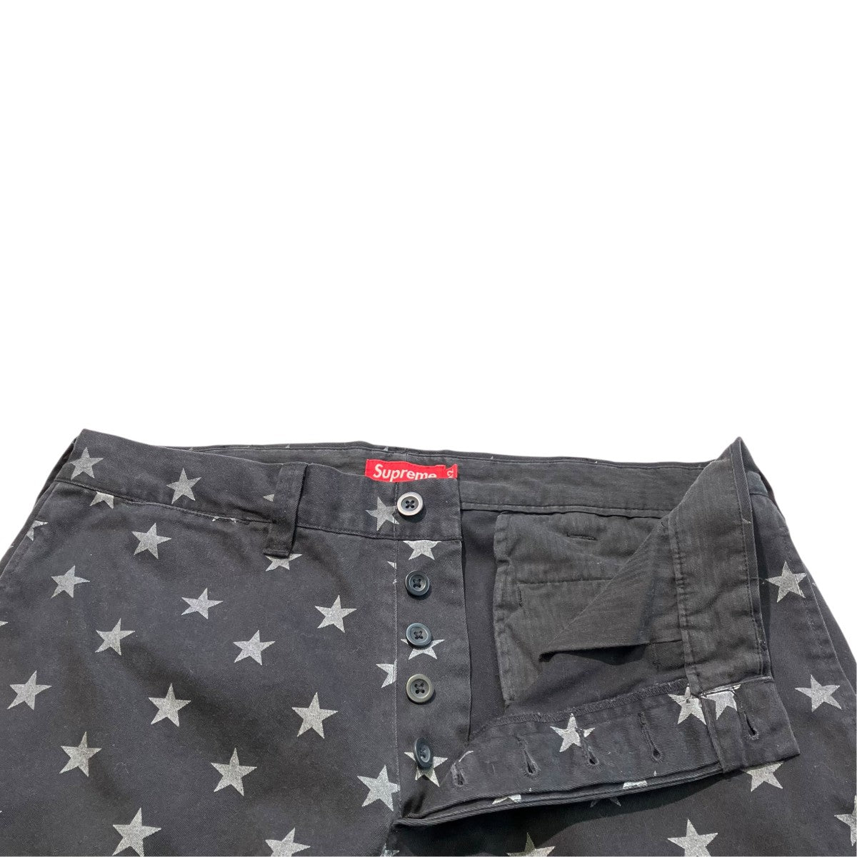Supreme Chino Pant Black Starsチノパン 古着・中古-3枚目のアイテム画像