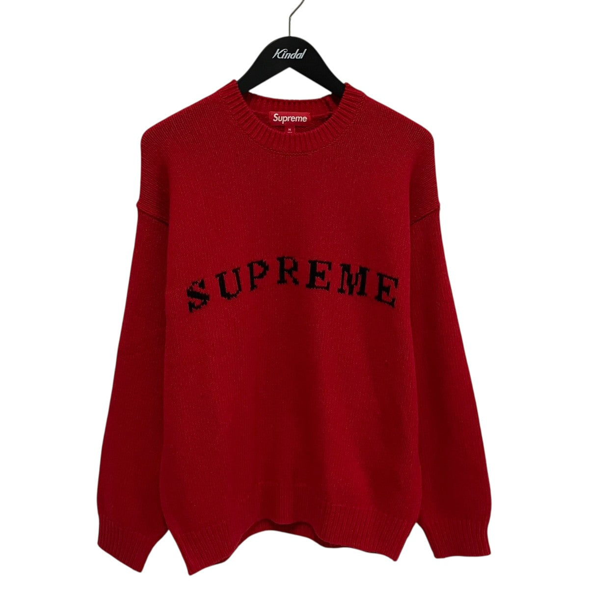 Supreme Contrast Logo Sweaterクルーネックニット 古着・中古-1枚目のアイテム画像
