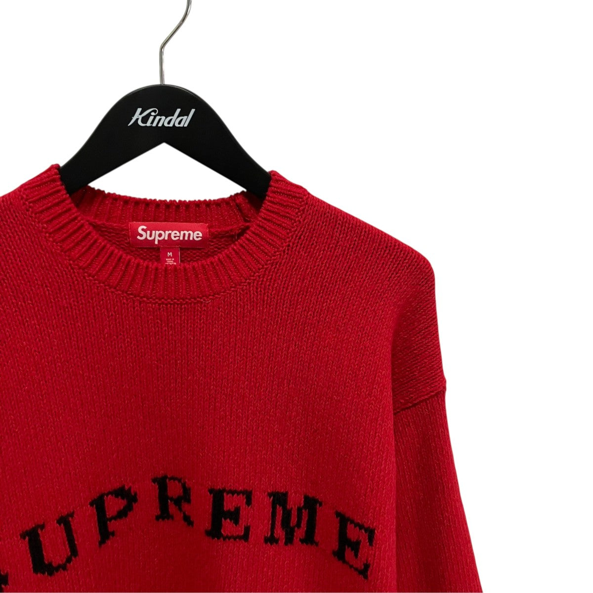 Supreme Contrast Logo Sweaterクルーネックニット 古着・中古-3枚目のアイテム画像