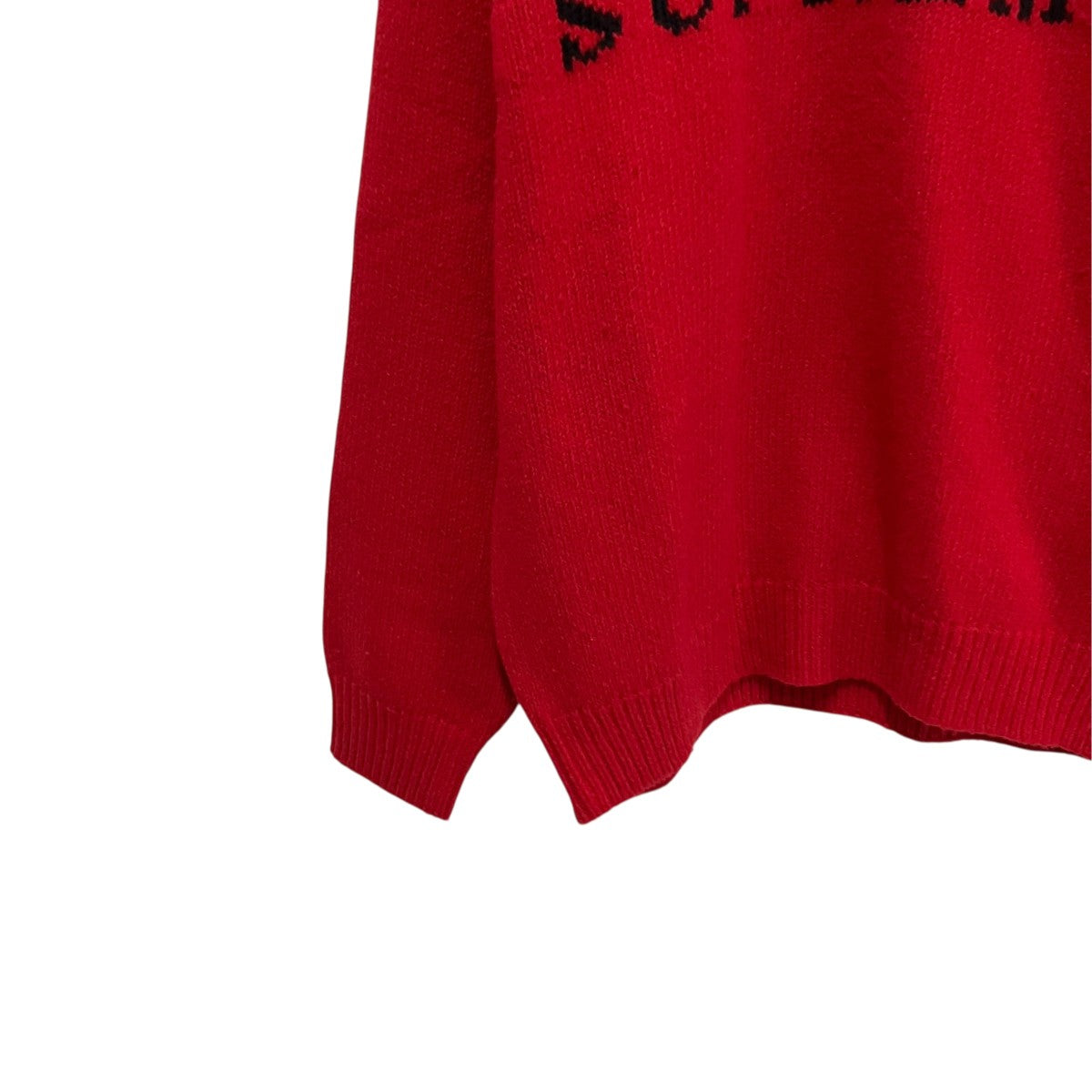 Supreme Contrast Logo Sweaterクルーネックニット 古着・中古-4枚目のアイテム画像
