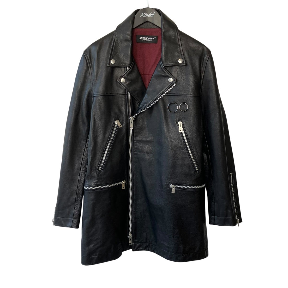 UNDERCOVER レザーライダースコートUC1D4301-2 古着・中古-1枚目のアイテム画像