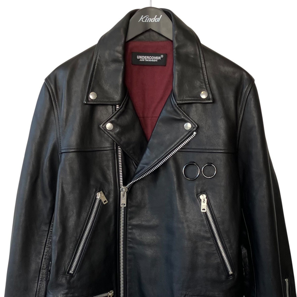 UNDERCOVER レザーライダースコートUC1D4301-2 古着・中古-2枚目のアイテム画像