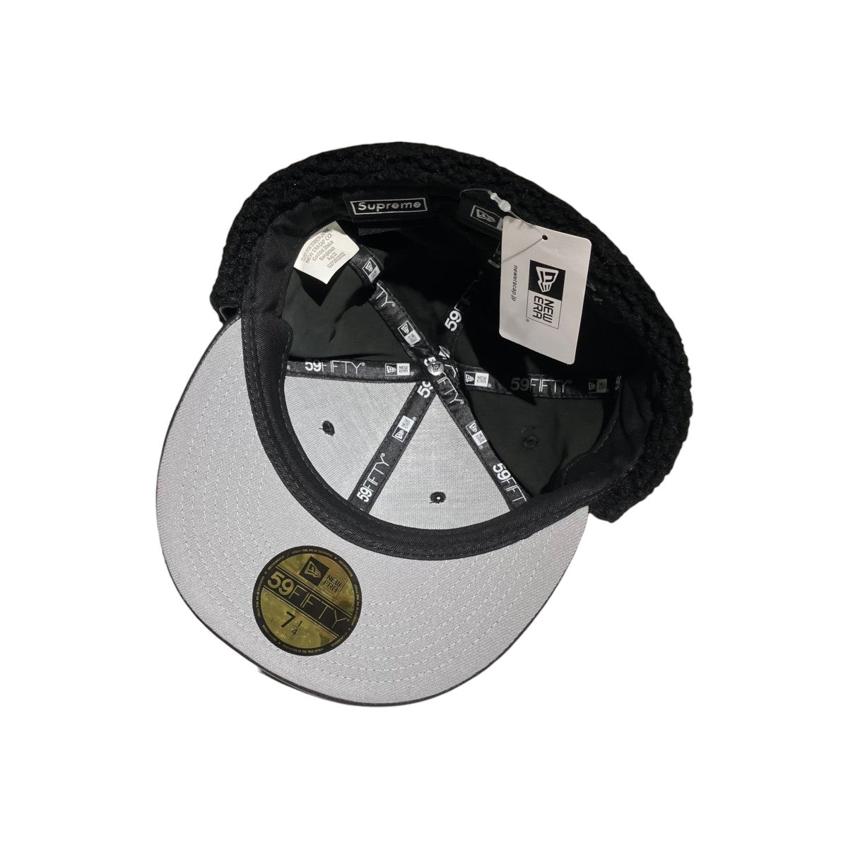 Supreme Leather Earflap Box Logo New Eraキャップ 古着・中古-4枚目のアイテム画像