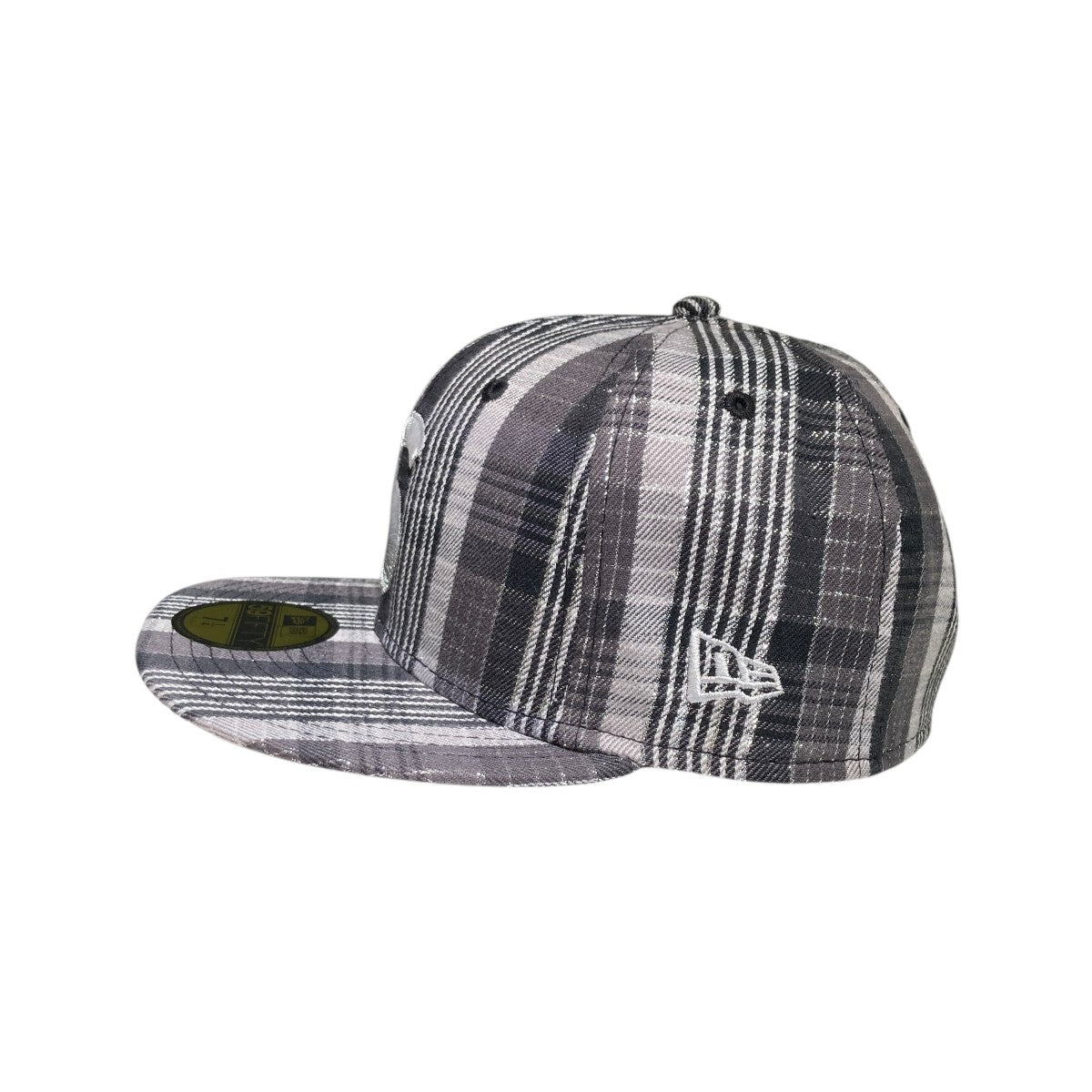 Supreme Metallic Plaid S Logo New Eraキャップ 古着・中古-2枚目のアイテム画像