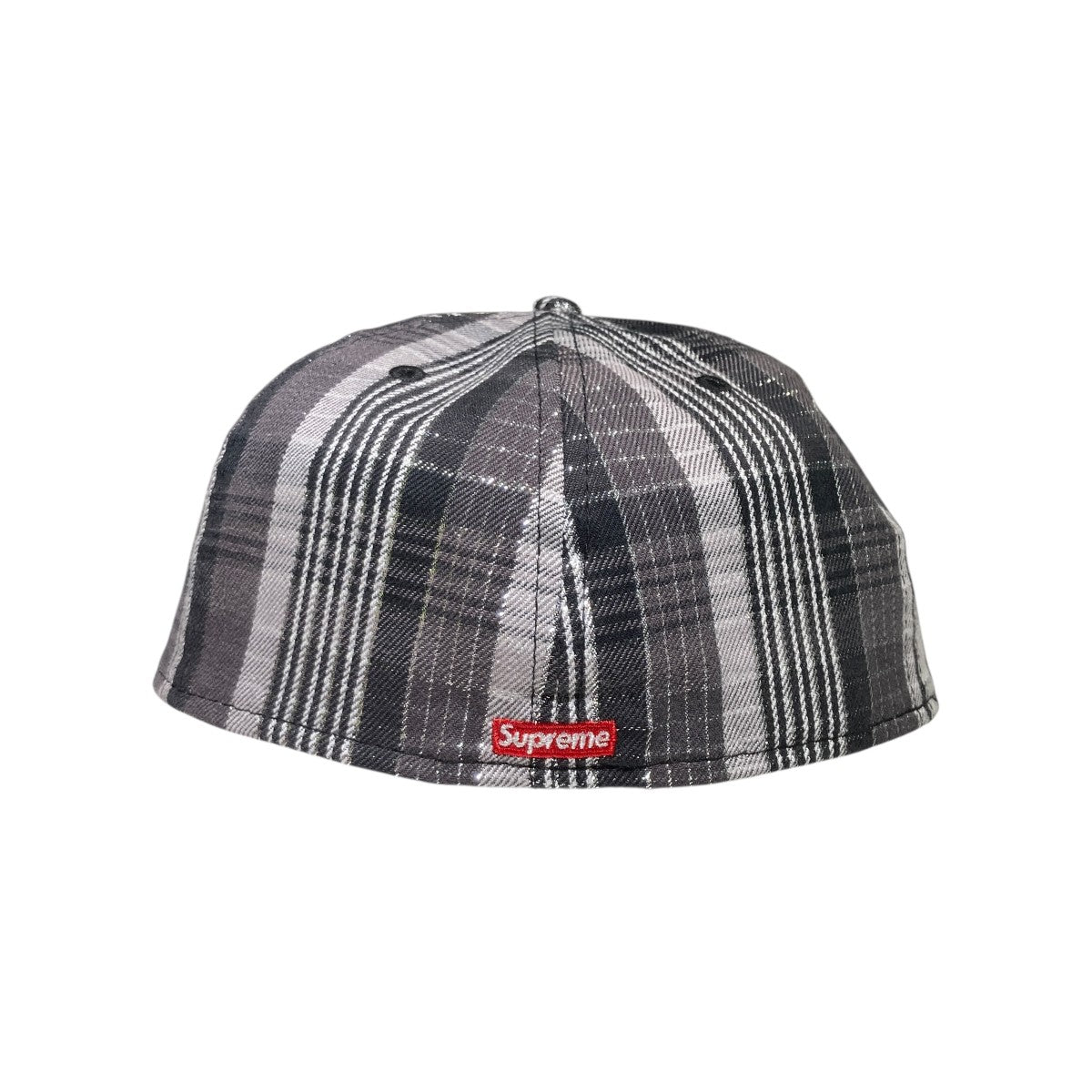 Supreme Metallic Plaid S Logo New Eraキャップ 古着・中古-3枚目のアイテム画像