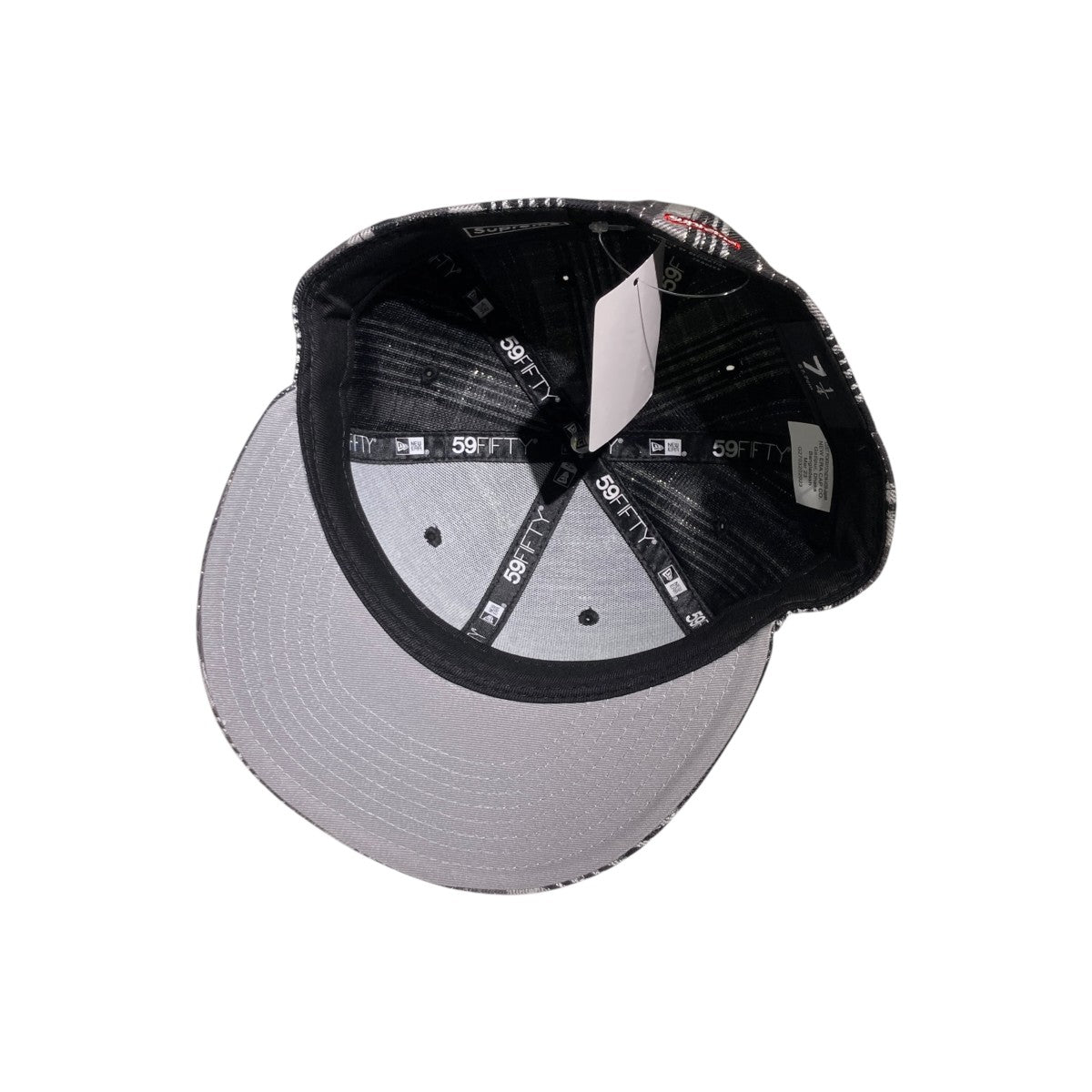 Supreme Metallic Plaid S Logo New Eraキャップ 古着・中古-4枚目のアイテム画像