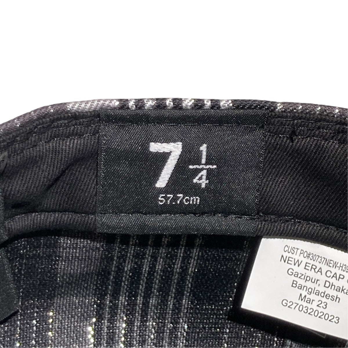 Supreme Metallic Plaid S Logo New Eraキャップ 古着・中古-5枚目のアイテム画像