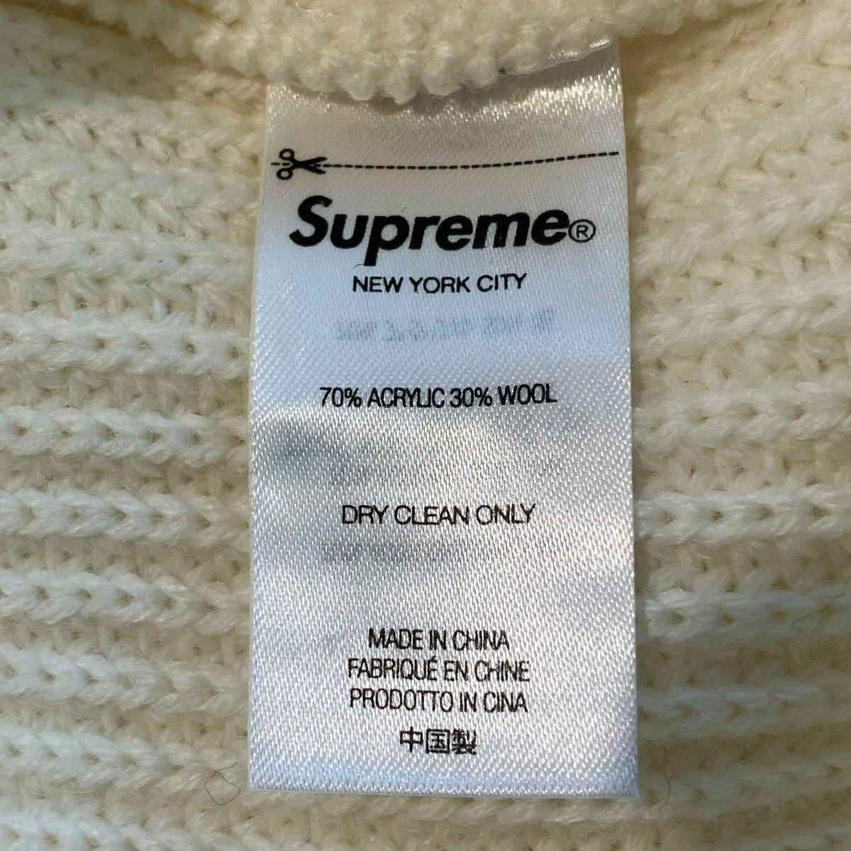 Supreme small box balaclava turtleneck sweater厚手ニット 古着・中古-7枚目のアイテム画像