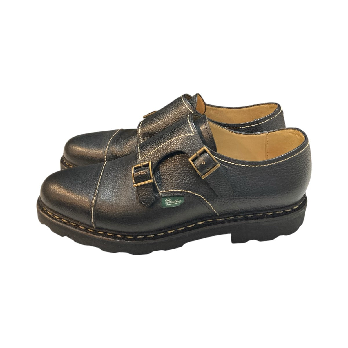 PARABOOT WILLIAM ／ MARCHE 2ダブルモンクストラップシューズ55075 古着・中古-2枚目のアイテム画像