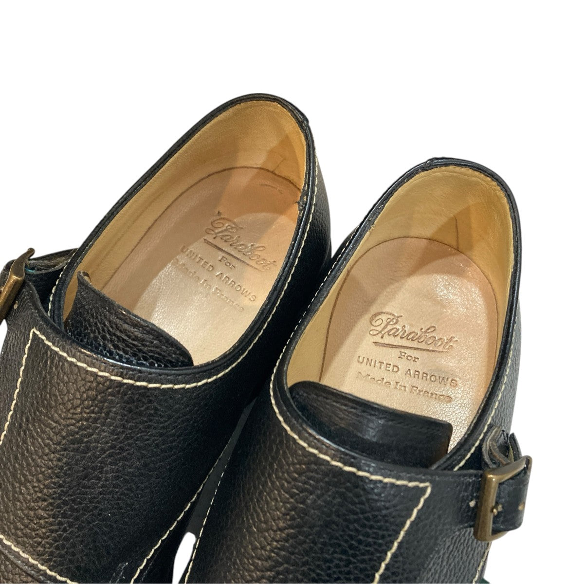 PARABOOT WILLIAM ／ MARCHE 2ダブルモンクストラップシューズ55075 古着・中古-8枚目のアイテム画像
