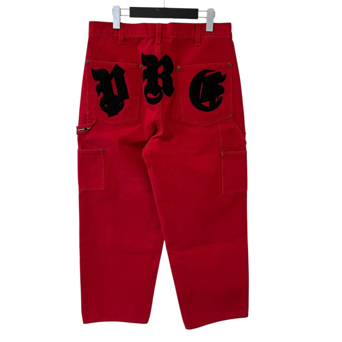 Supreme Old English Canvas Double Kneeペインターパンツ 古着・中古-2枚目のアイテム画像