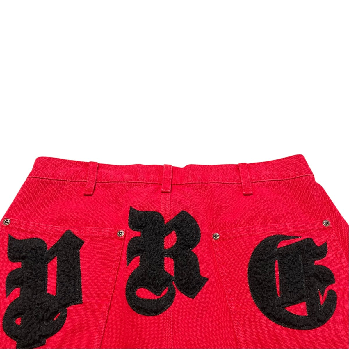 Supreme Old English Canvas Double Kneeペインターパンツ 古着・中古-4枚目のアイテム画像