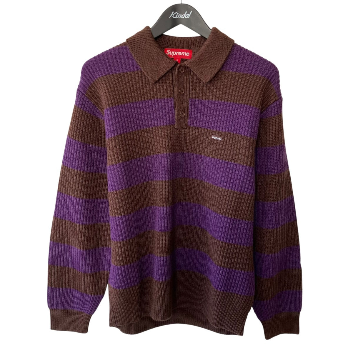 Supreme SMALL BOX SWEATER POLOニットポロシャツ 古着・中古-1枚目のアイテム画像