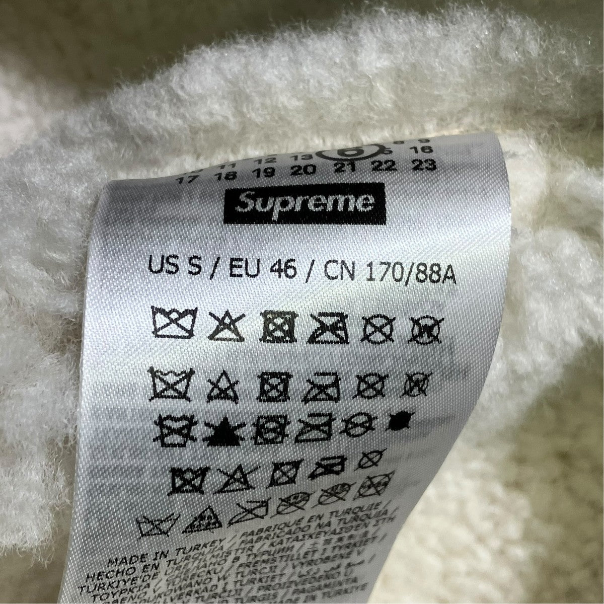 Supreme MM6 Hooded Shearling Bomber Jacketムートンジャケット 古着・中古-5枚目のアイテム画像