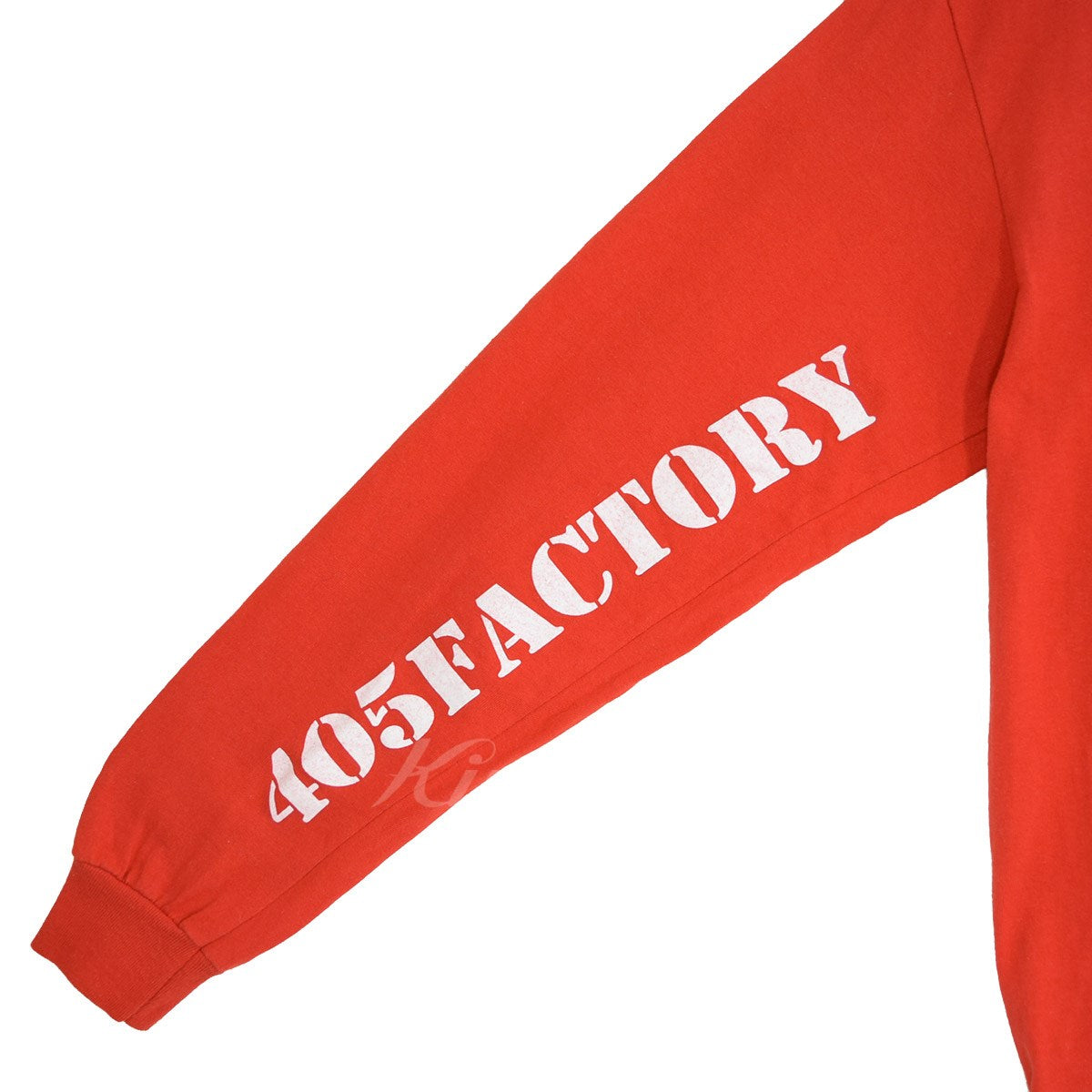 405FACTORY(405ファクトリー) ロングスリーブカットソー レッド