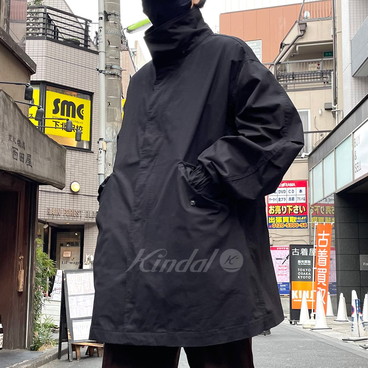 22SS COTTON NYLON OXFORD SHORT MODS COAT