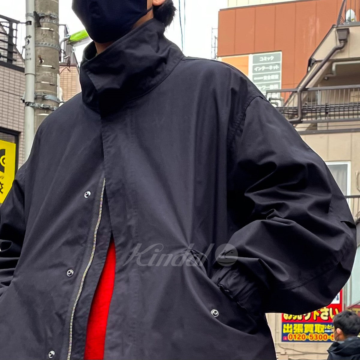 22SS COTTON NYLON OXFORD SHORT MODS COAT